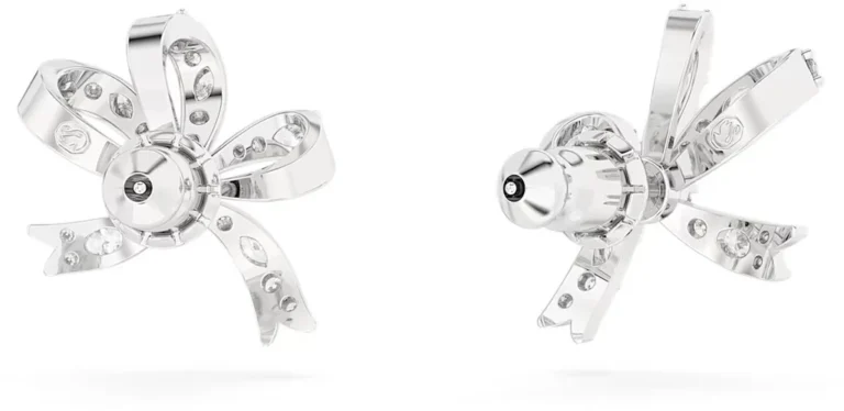 VOLTA:серьги FIG S BOW WHI/RHS, шт