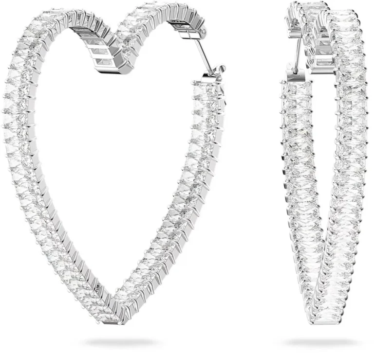 MATRIX:серьги HOOP HRT L 50 WHI/RHS, шт