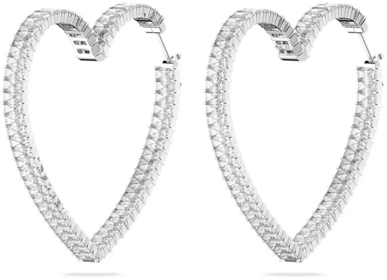 MATRIX:серьги HOOP HRT L 50 WHI/RHS, шт