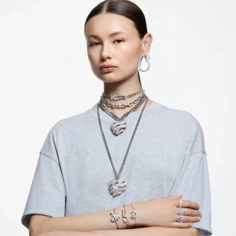 MATRIX:серьги HOOP HRT L 50 WHI/RHS, шт