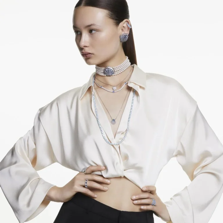 Колье IDYLLIA E:NECKLACE BLU/RHS, шт